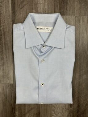 Knot Standard Thomas Mason Bespoke Oxford Long Sleeve Button Down - Large (16)